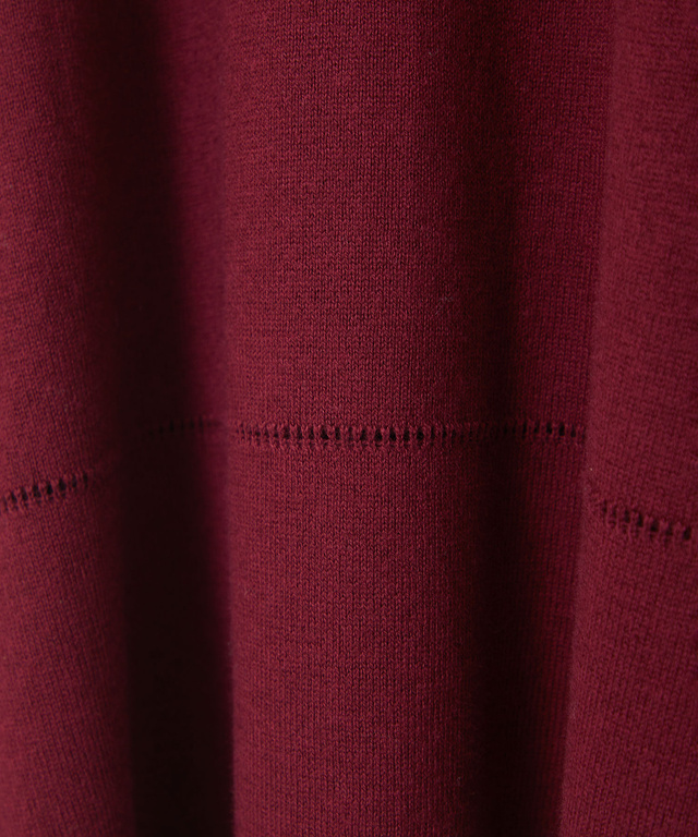 ウールブレンド ポンチョ風 ニット ベスト【手洗いOK】