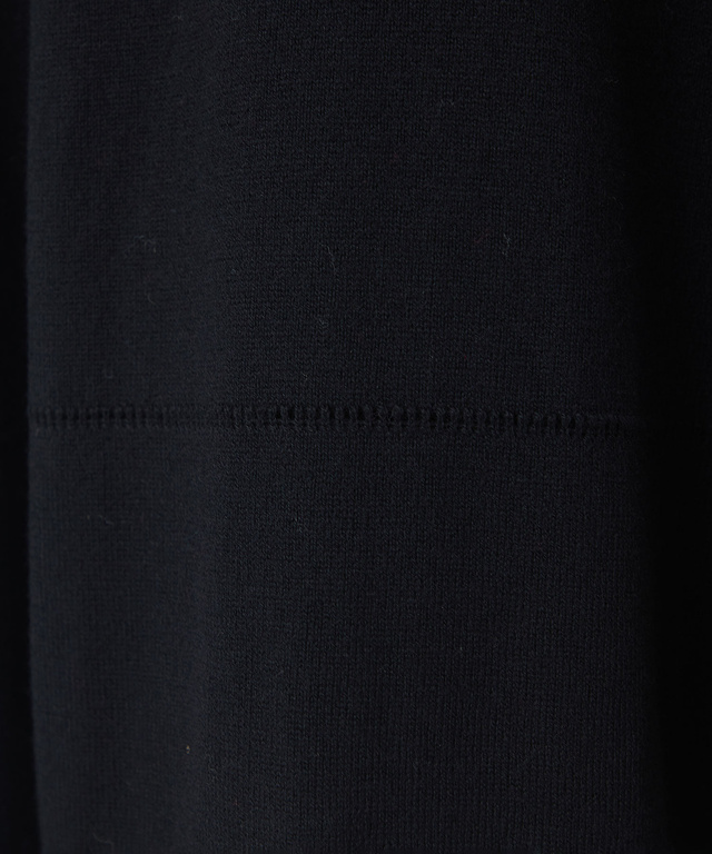 ウールブレンド ポンチョ風 ニット ベスト【手洗いOK】