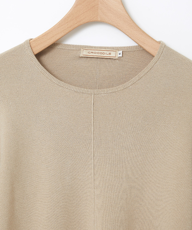 レーヨン混 プルオーバー ニット【手洗いOK】