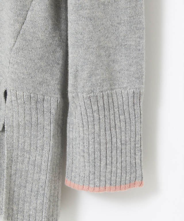 ウールブレンド スリット ニット【手洗いOK】