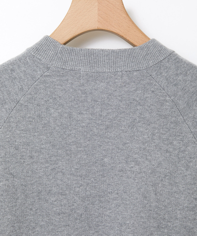 ロゴ ニット トレーナー【手洗いOK】