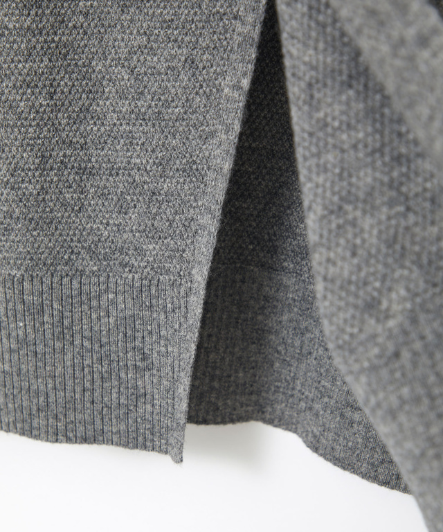 ウールブレンド 2WAY ニットベスト【手洗いOK】