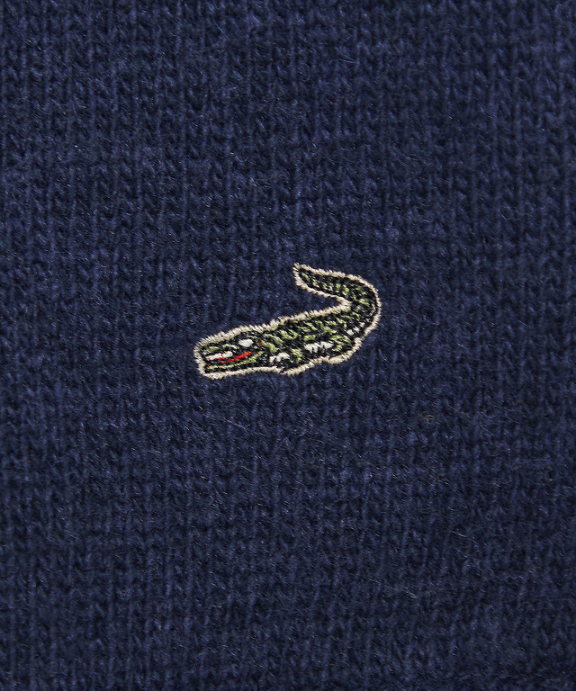 ウールブレンド ストライプ ドッキング ニット【手洗いOK】【オンラインショップ限定】