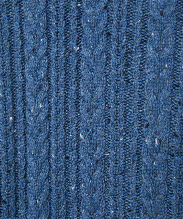 ウールブレンド ネップ ニット【手洗いOK】