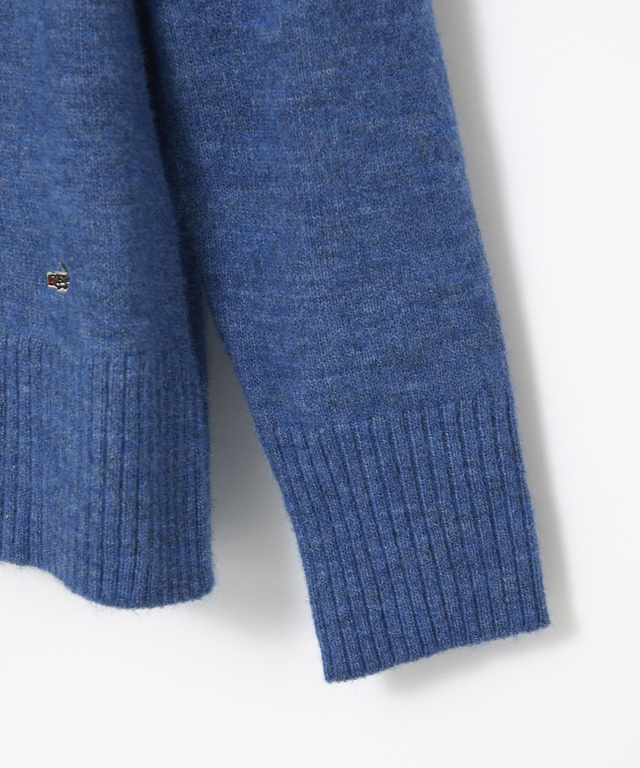 ウールブレンド タートルネック ニット【手洗いOK】