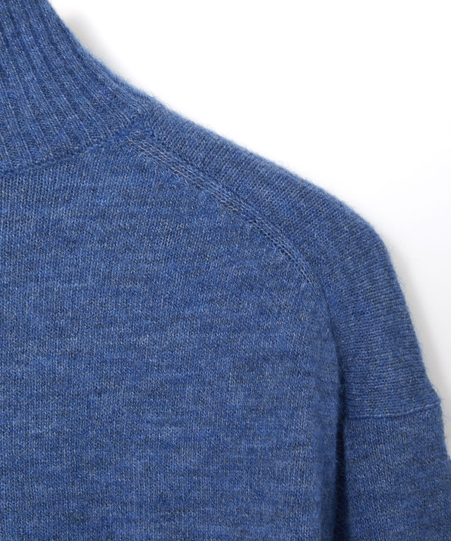 ウールブレンド タートルネック ニット【手洗いOK】