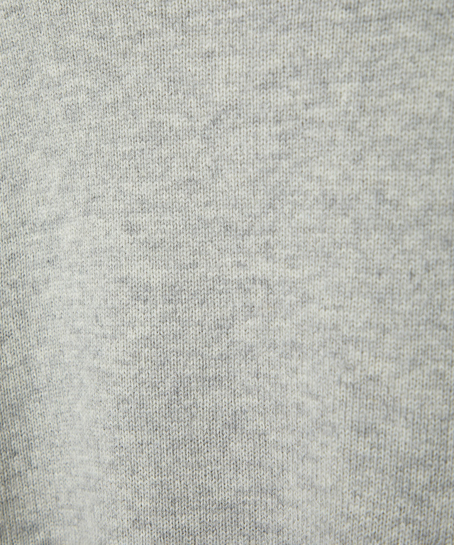 ウールブレンド ヘンリーネック ニット