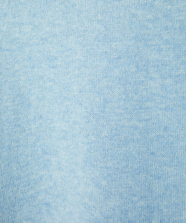 ウールブレンド ヘンリーネック ニット