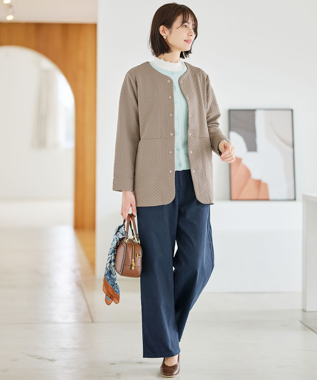 ケーブル ニット カーディガン【ウガンダオーガニックコットン】【手洗いOK】