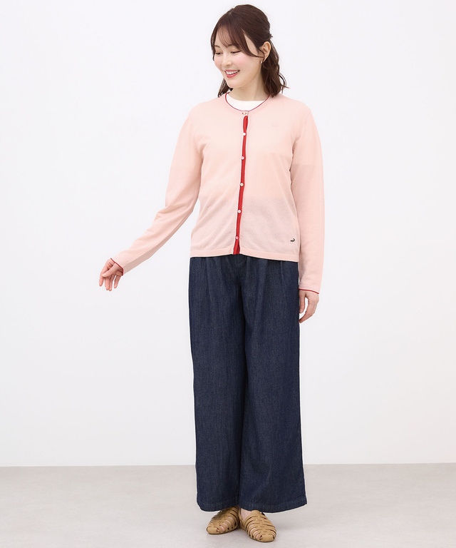 フロスティスピン カーディガン【手洗いOK】