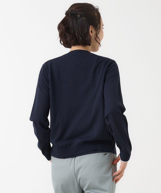 コットンブレンド ツイン ニット【手洗いOK】【オンラインショップ・一部店舗限定】