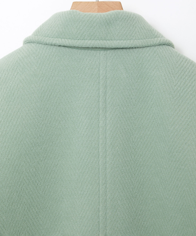 ウールライク ステンカラー コート