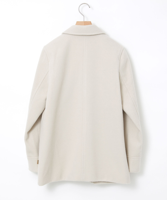 ウールライク ステンカラー コート