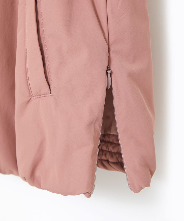 ノーカラー 中綿 ジャケット