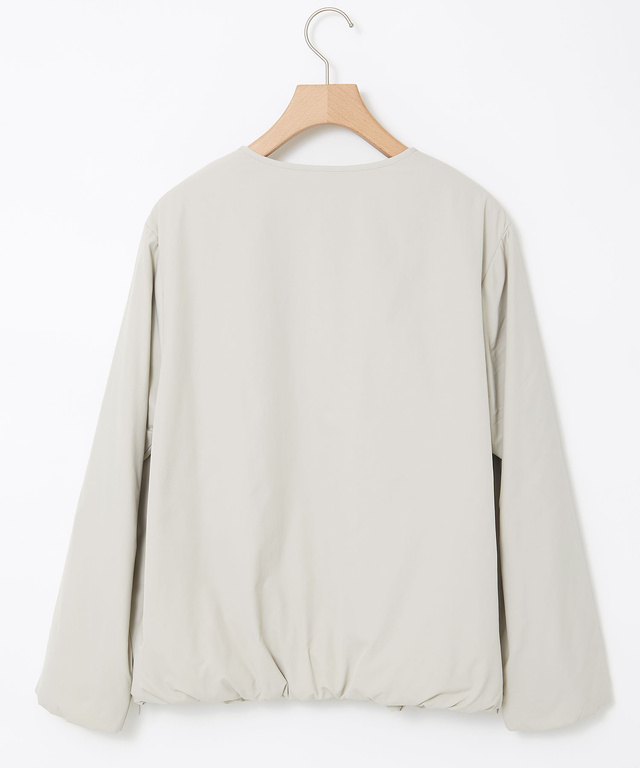 ノーカラー 中綿 ジャケット