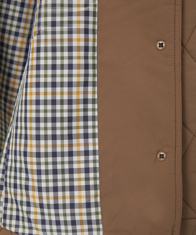 クロコダイルタータン ダイヤキルト 中綿 ジャケット