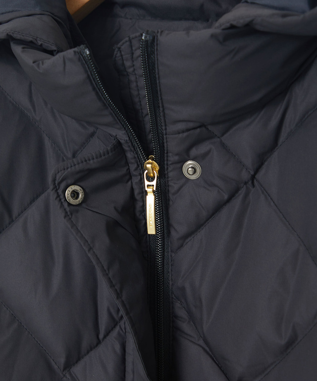 2WAYフード キルトダウン ジャケット【撥水加工】