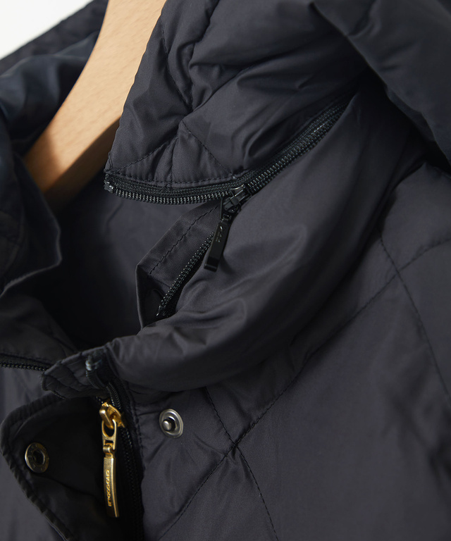 2WAYフード キルトダウン ジャケット【撥水加工】