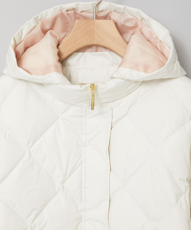 2WAYフード キルトダウン ジャケット【撥水加工】