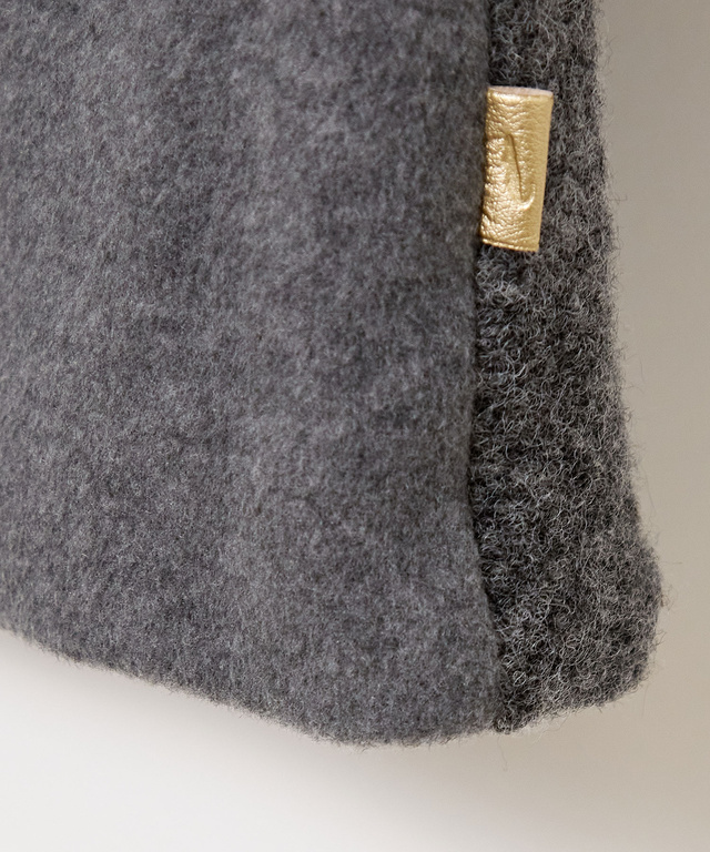 中綿 ノーカラー ジャケット