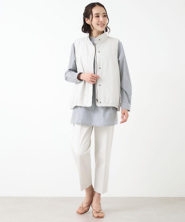 中綿 タフタ ベスト【撥水加工】