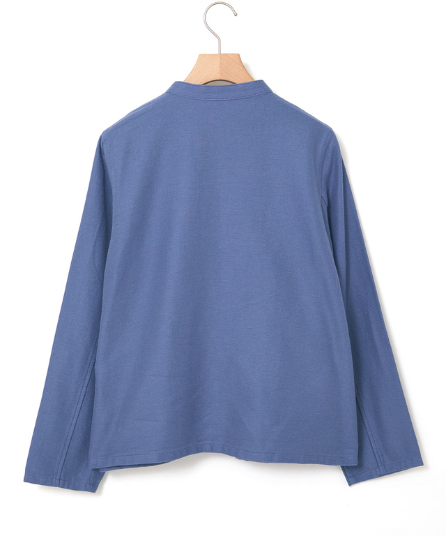 ツイル マオカラー ジャケット【手洗いOK】