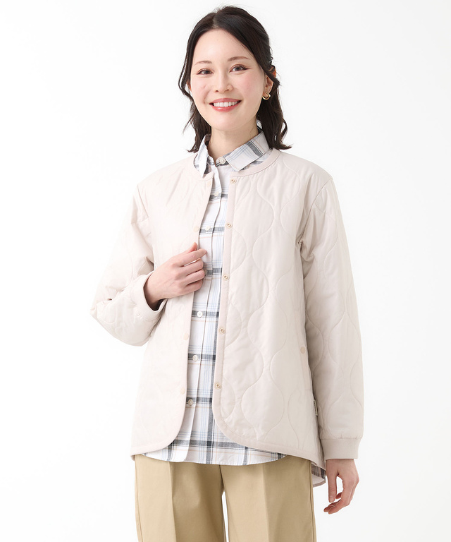 中綿 キルティング ジャケット