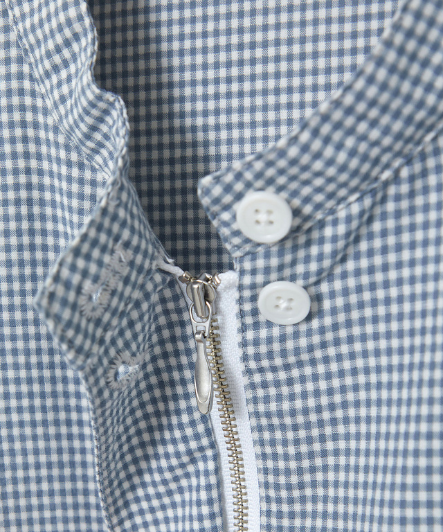 サッカー ギンガム ブルゾン【手洗いOK】