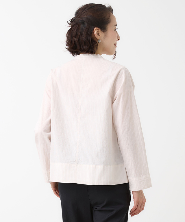 ストライプ柄 シャツ ジャケット