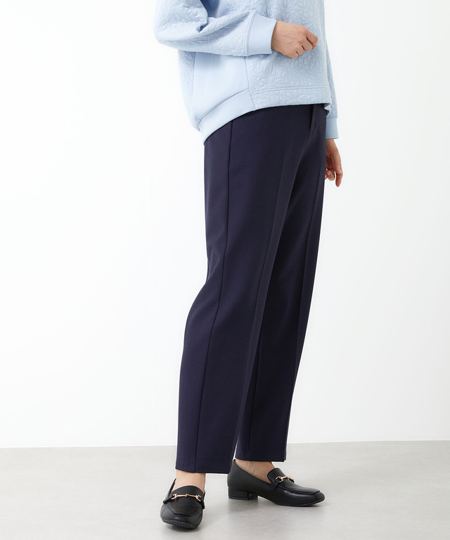 センタープレス ストレート パンツ