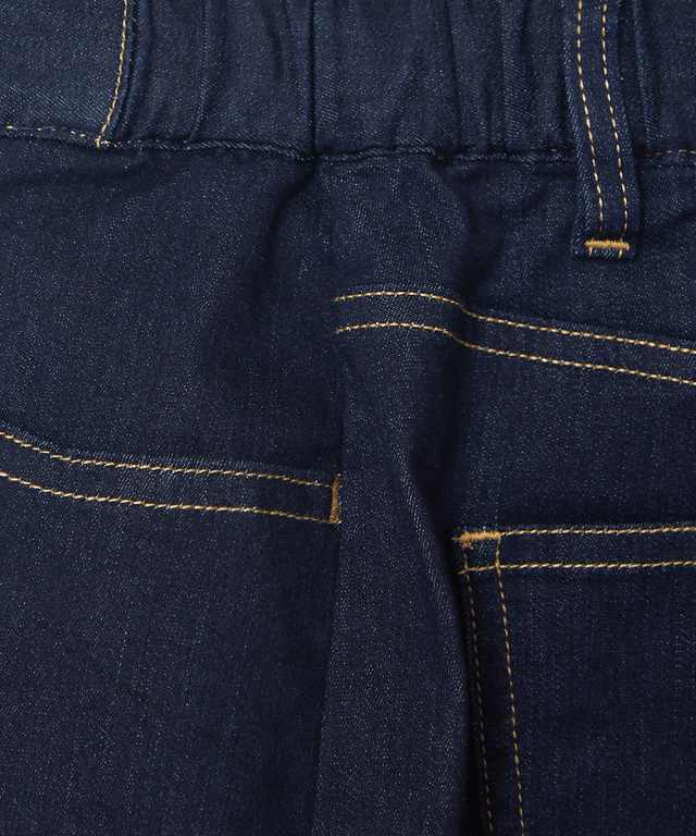 セミワイド ストレッチデニム パンツ