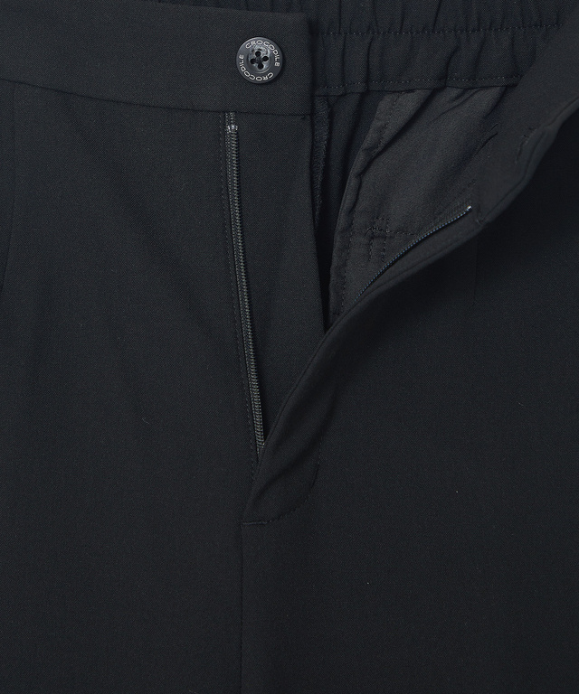 センタープレス セミワイドパンツ 