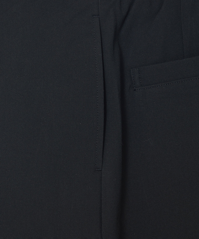 センタープレス セミワイドパンツ 