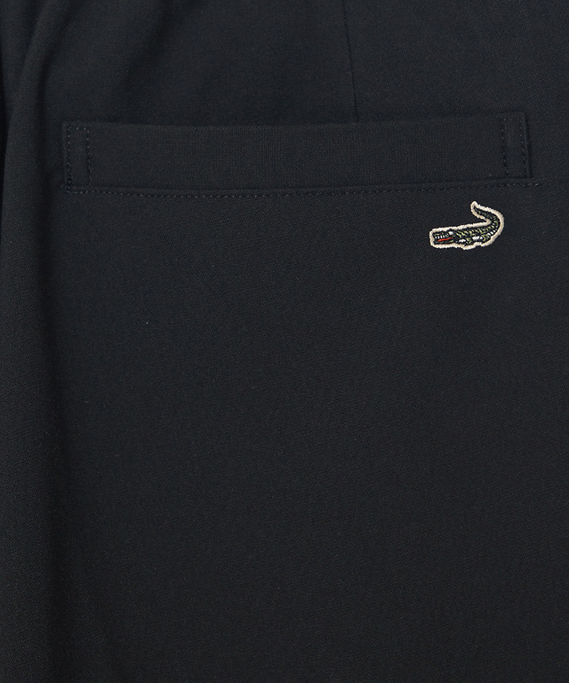 センタープレス セミワイドパンツ 