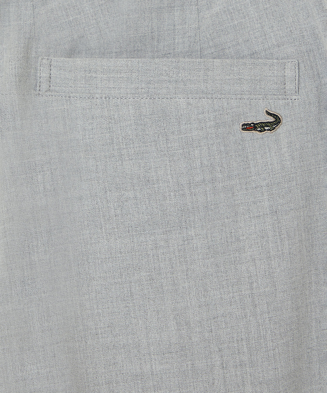 センタープレス セミワイドパンツ 