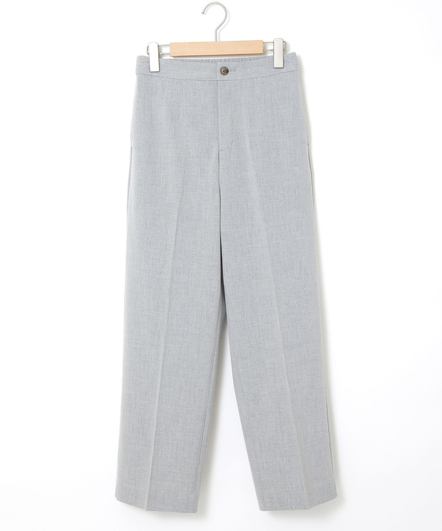 センタープレス セミワイドパンツ 