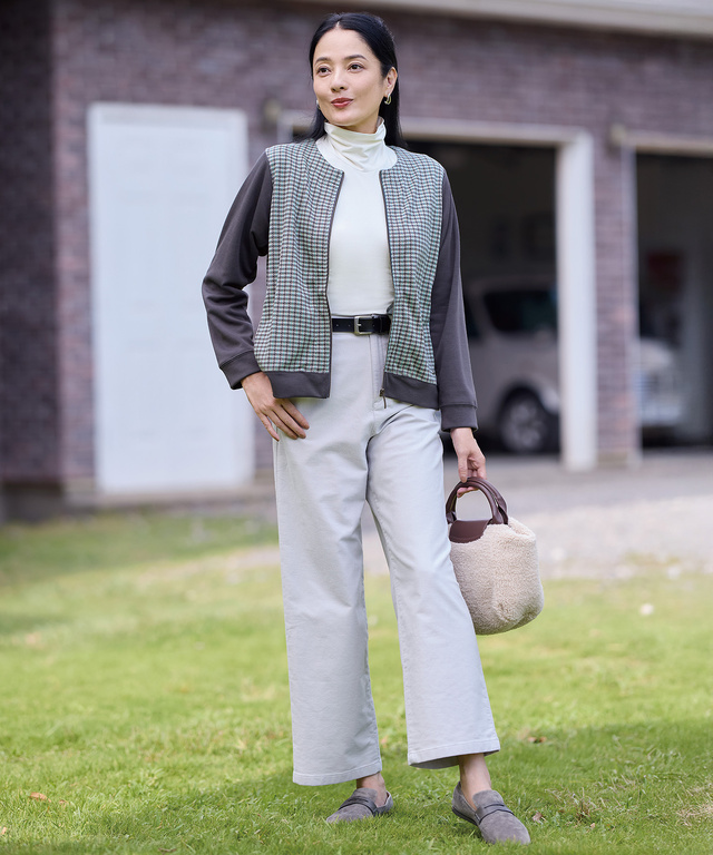 微起毛ストレッチ パンツ