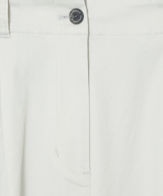 センタープレス タック パンツ