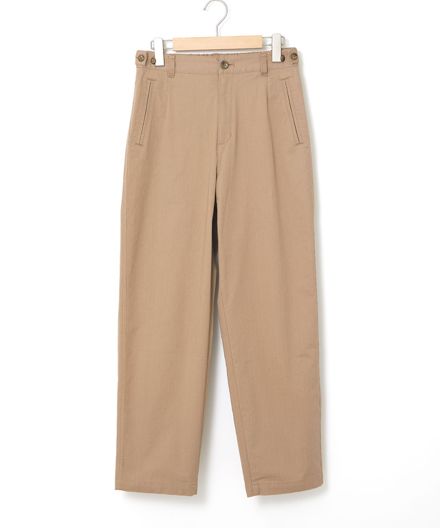 ヘリンボーン ストレート パンツ