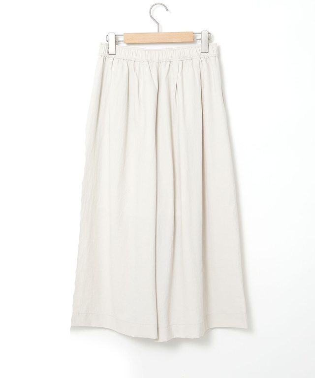 ウエストゴム ガウチョ パンツ