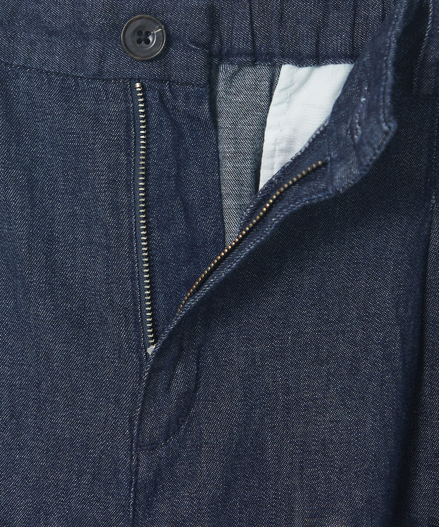 ブリーズデニム【タック入りワイド】