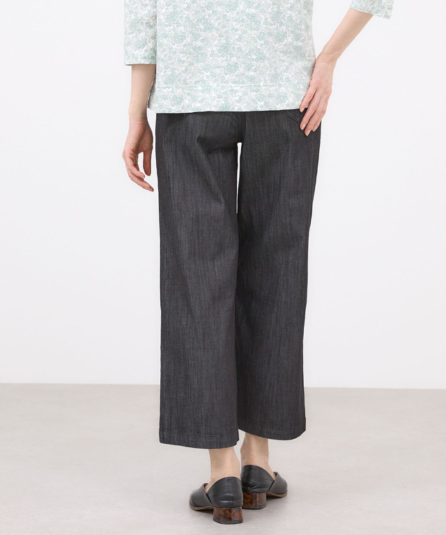 ブリーズデニム 【ワイド9分丈】【接触冷感】