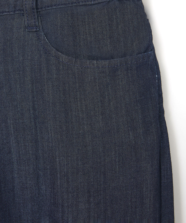 ブリーズデニム 【ワイド9分丈】【接触冷感】