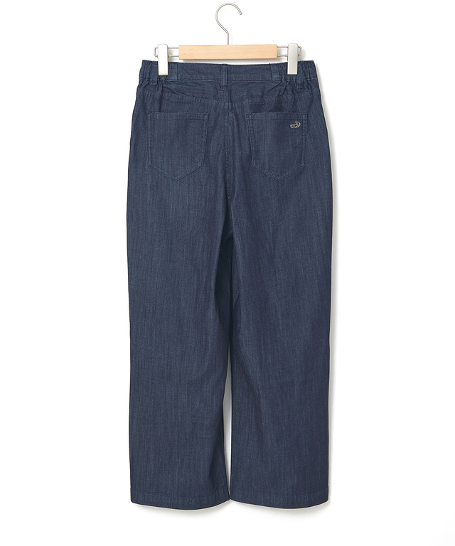 ブリーズデニム 【ワイド9分丈】【接触冷感】