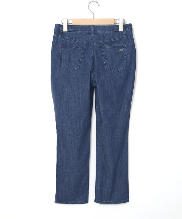 ブリーズデニム 【スリム8分丈】【接触冷感】