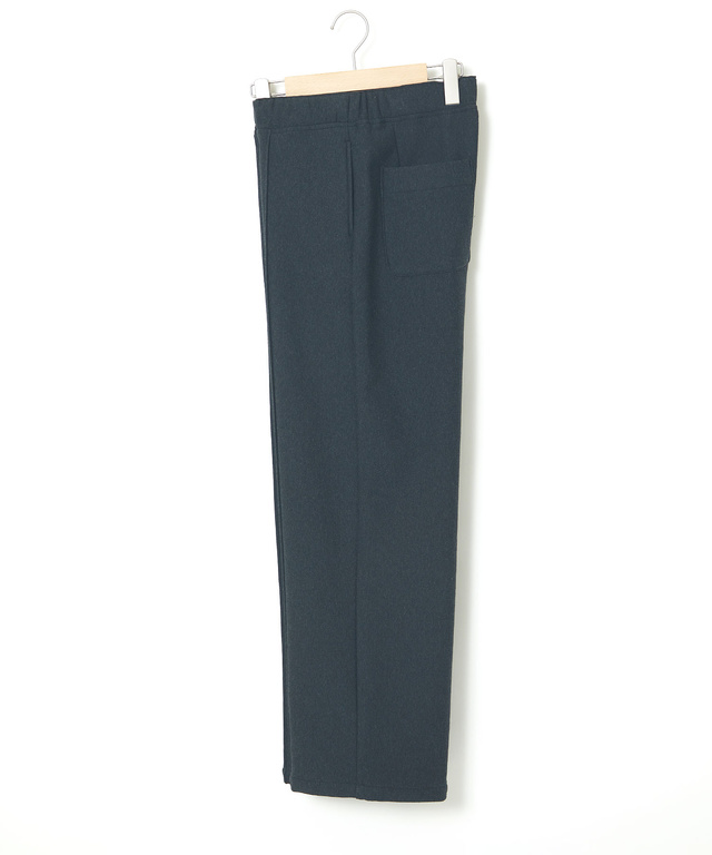 裏起毛 ピンタック ストレートパンツ