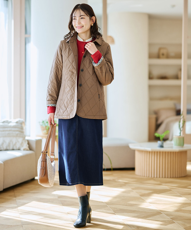 ストレッチ デニム スカート