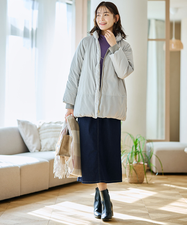 ストレッチ デニム スカート