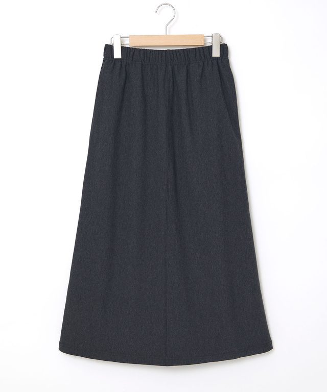 ウエストゴム 裏起毛 スカート