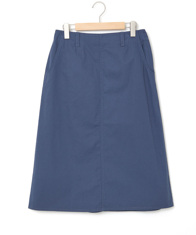 リネンブレンド Aライン スカート